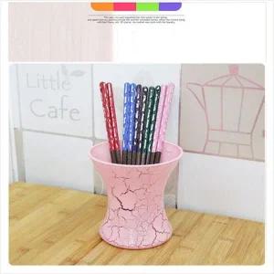 [골드스마일]D14 컬러 나무 젓가락 우드젓가락