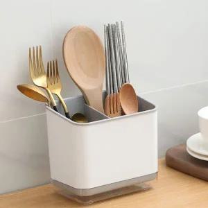 [골드스마일]멀티 숟가락 젓가락 보관 3단 물빠짐 수저통