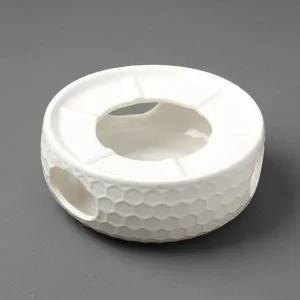 고품질 화이트 육각 도자기 티 워머 티라이트 홀더 차데우기 (WE6D90B)