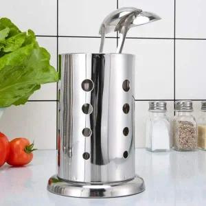 [콩심팥심]리빙센스 스텐 수저통 2p세트(S1) 조리도구 숟가락통