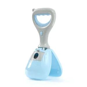 [콩심팥심]강아지 배변집게 배변봉투 산책 필수품 배변처리 블루