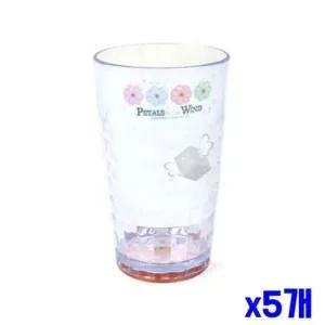 튼튼한 투명컵 8.2x14cm x5개 가정용컵 주방컵 물컵 물컵 플라스틱컵 컵 주방컵 가정용컵