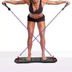 [베프몰]멀티 MIMIQFBE 밴딩 푸쉬업보드 세트 다양한부위 운동 튜빙밴드