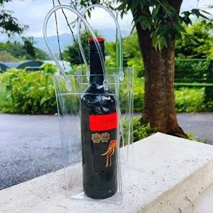 [셀러허브 패션][JHQRMMVN_4B]투명 선물포장 와인 백 와인칠링 꽃 담기