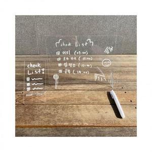 책상 스탠드 보드 아크릴 투명 b타입대형  (3iSr3)