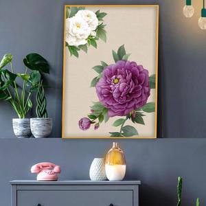 목단그림액자세련 풍수그림 돈들어오는 꽃그림 A2gdAL11