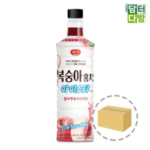 (15개입) 1BOX 광야식품 베이스 복숭아홍차 970ml (무배)
