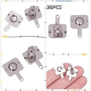 20pcs 배터리 파편 18650 스프링 포지티브 및 네거티브 접촉 조각 10pairs 장난감
