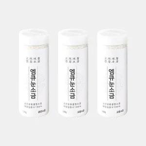 해양심층수 엠큐눈소금세트 고운2,굵은1 미네랄 저염