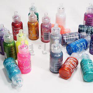 [열린화방]제니스 글리터젤 35ml 21색 세트/바디페인팅/핸드페인팅/분장물감