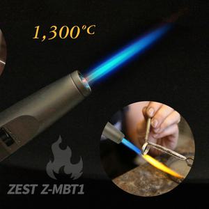 제스트 마이크로 토치 라이타 Z-MBT1 1300도 캠핑 요리 가스토치  파란불꽃