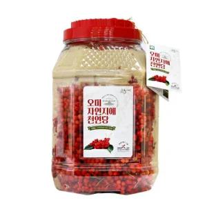 문경오미자로 담근 비정제 당절임 10kg (오미자청/오미자차)