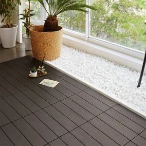 한피스씩 분리되는 홈즈 조립식 데크타일 36장144피스 데코타일 베란다 욕실