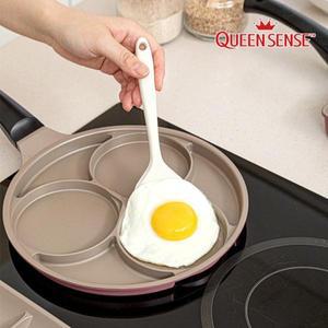 퀸센스 인덕션겸용 3구 계란후라이팬 에그팬 브런치팬