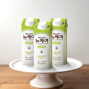 대상웰라이프 뉴케어 화이바 200ml 60팩(KF94 방역 마스크 2매 랜덤)