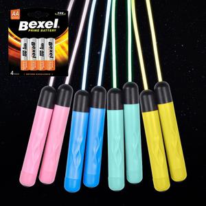 설래임 LED 어린이 초등 야광 줄넘기 벡셀 건전지 4개포함