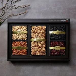 [명절명작]견과 선물세트 4호[호두250g+볶음아몬드160g+캐슈넛150g+건블루베리170g+건크랜베리150g]