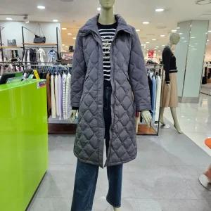 시슬리/애플아울렛/하이넥 퀼팅 롱 구스 다운점퍼 SAPDC4461