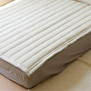 [HYIJPZV3_4B]깅엄체크 시어서커 침구 카페트 Q 베이지