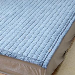 [HYIJPZW2_4B]나플나플 시어서커 침구 카페트 Q 블루