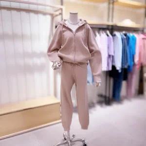 [대구백화점] [시에로]하찌조직 니트 후드 집업점퍼(SI0KTF591)