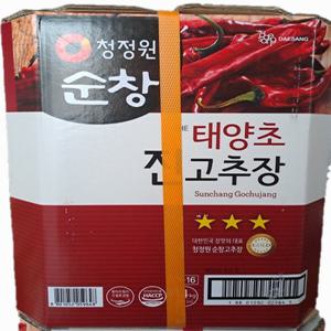 청정원 순창 THE 태양초 진 고추장 별셋 14kg