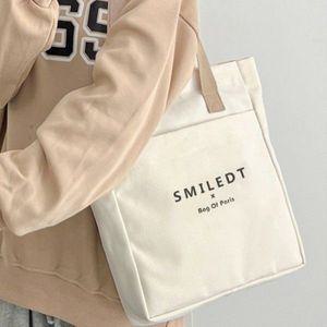 이룸 스마일 캔버스 에코백 가방 크로스백 쇼퍼백