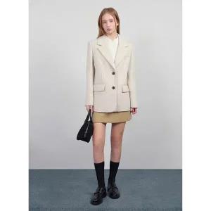 [NS홈쇼핑][시스티나] 울 혼방 싱글 핸드메이드 자켓_AWHJKO41060[35081165]