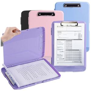 다용도 수납형 클립보드(A4/하늘)