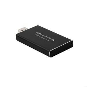 831D USB to MSATA SSD 하드 디스크 박스 변환기 어댑터 인클로저 외부 사례