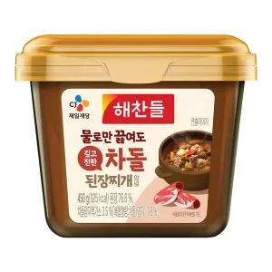CJ 해찬들 물로만 끓여도 깊고진한 차돌된장찌개 양념450G