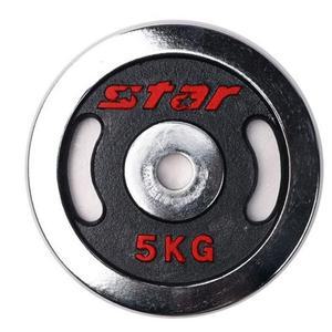 [XBIK93O8_56]스타 원판 바벨 중량 데드리프트 판 5KG