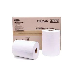 크리넥스 드라이셀 핸드타올 스마트 47274 롤타입 180m 6롤 1팩