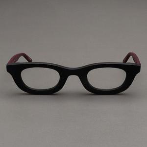 두꺼운뿔테 하하안경 이상민안경 대두 회녹색 프레임