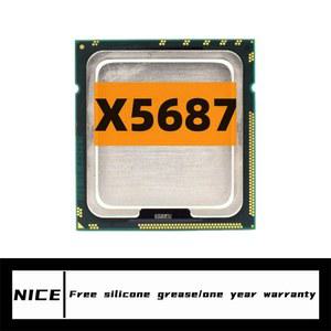 XEON X5687 SLBVY 6GHZ 프로세서 LGA 코어 CPU 1366 쿼드