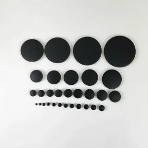 소형 블랙 홀캡 파이프 커버 상판 뚜껑 가구 테이블 구멍 마개 홀캡 배관 덮개 원형 정리