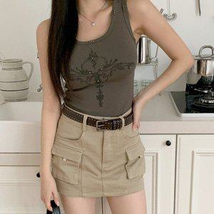 [VY] 여자 초미니 면 미니스커트_SK3583_18327945_588847