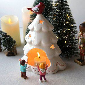 고품질 크리스마스 트리 촛대 1P 미니 양초 티라이트 홀더 티라이트향초홀더 티라이트캔들홀더 (WFGDYB6)