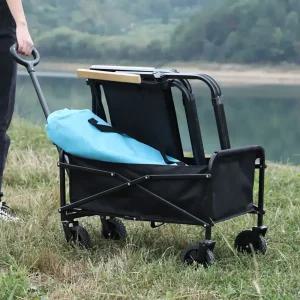 우드홈 접이식 웨건 핸드카트 운반기 캠핑캐리어 캠핑수레
