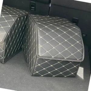 트렁크 정리함 소형 의류 가죽커버 세차백