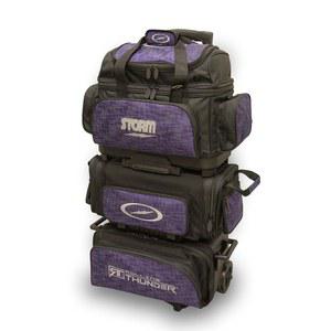 6 볼 썬더 볼링백 - 추상 퍼플/블랙