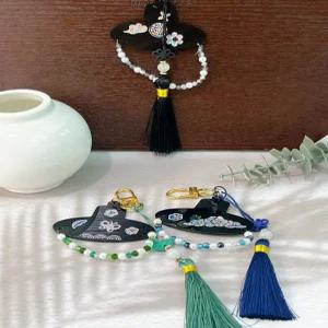 갓 키링 만들기 전통 노리개 비즈 키링 공예 미술 초등 만들기 DIY 키트 세트 수업 재료 부자재 한국 전통