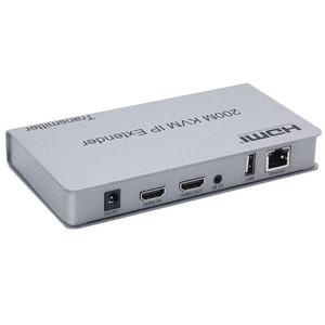 Rj45 Cat6 케이블을 통한 200M HDMI IP 익스텐더 USB KVM 이더넷 비디오 송신기 수신기 지원 마우스 및 키