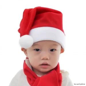 산타모자일반형영아 크리스마스 산타의상소품 국산 (WD946CB)