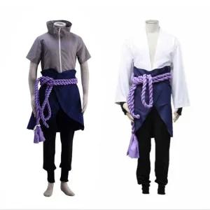 우치하 사스케 옷 S 나루토 의상 코스튬 분장 1. 코스프레