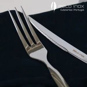 벨로아이녹스 플래티늄 실버 스테이크 포크 양식기 커트러리 100183