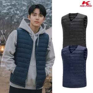 콜핑 남성 겨울 보온 패딩 등산조끼 경량 베스트 2174VK597M