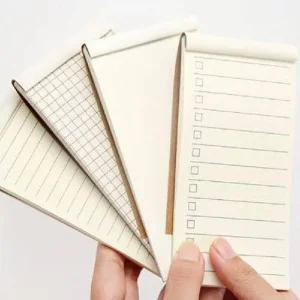 체크 미니수첩 미니노트 휴대용 메모노트 기록수첩