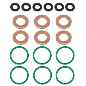 인젝터 깍지 구리 개스킷 O-링 도장 키트 세트 아우디 호환 VW 시트 스코다 볼보 호환용 059130119 WHT000