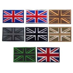 [콩심팥심]어디든 착붙 유니언잭 자수 와펜 8종 택1 밀리터리패치 견장